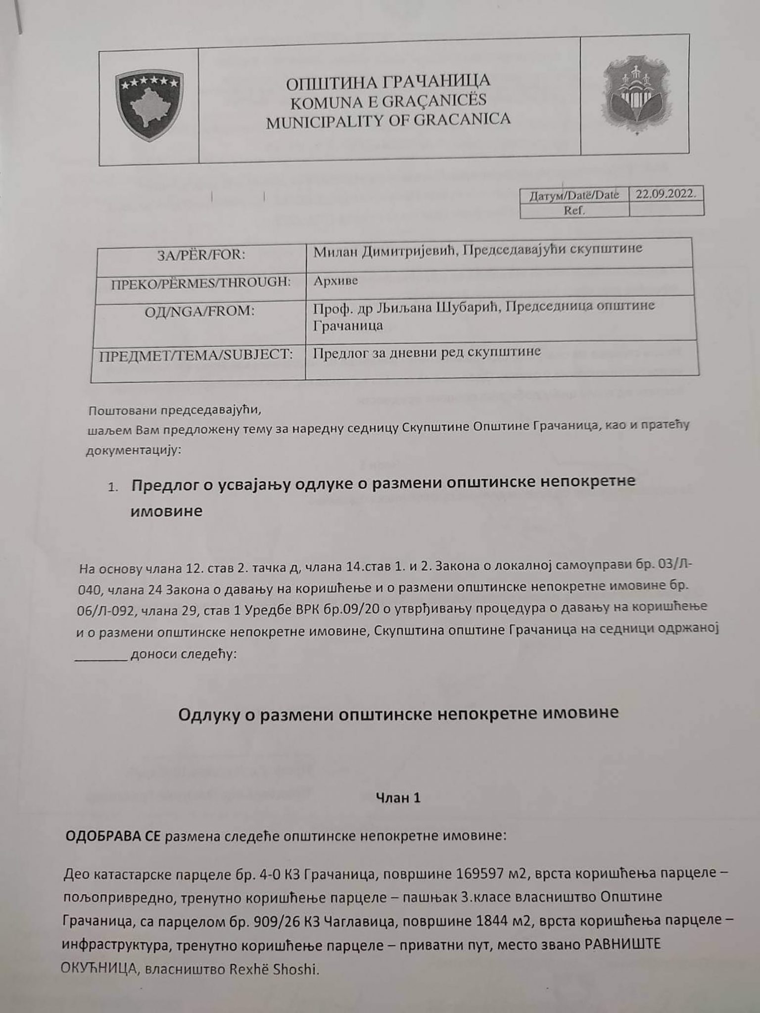 Вучићева Српска листа буквално поклања Албанцима земљу на Косову