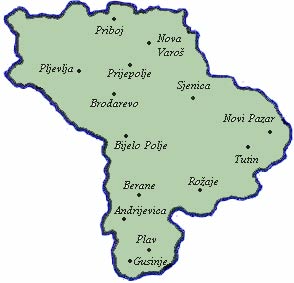 sjenica mapa srbije Republika Srpska i 