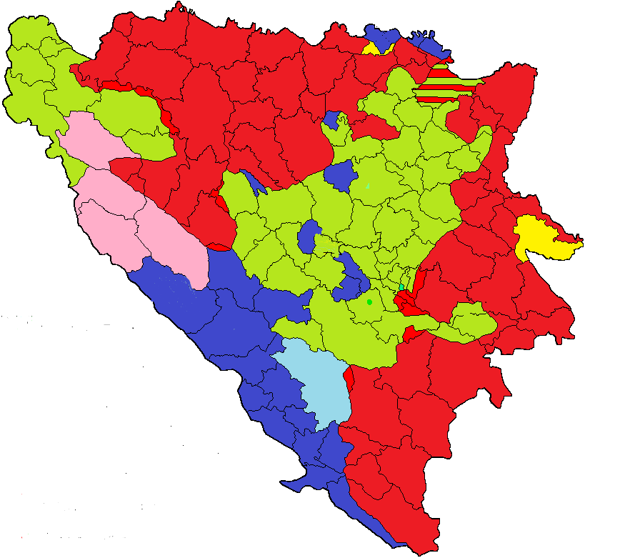 Etnička Karta Bih 2013.
