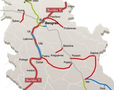 koridor 11 mapa Sun Lijang: Srpske firme će izvesti najmanje 40 odsto radova u  koridor 11 mapa