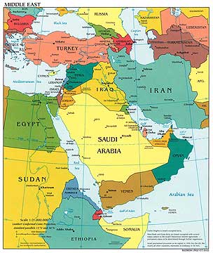karta bliskog istoka Forin polisi: Azerbejdžan daje Izraelu pristup bazama uz iransku  karta bliskog istoka