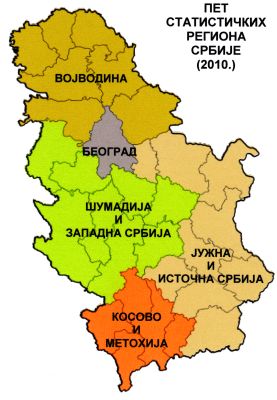 mapa srbije po regionima Regionalizacija bez dezintegracije | Politički život mapa srbije po regionima