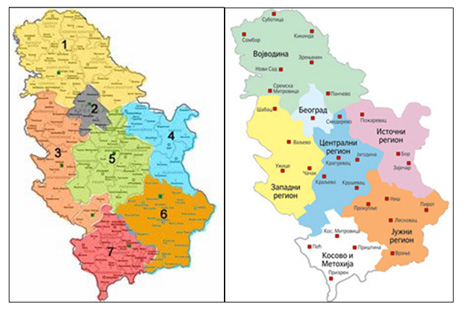 karta srbije regioni Plan napada – regionalizacija Srbije | Politički život karta srbije regioni